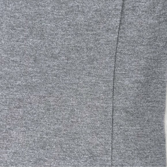 TALBOTS Sheath Dress Long Sleeve Zipper Shoulder Pintuck Gray 8 ID004875 - Picture 7 of 13